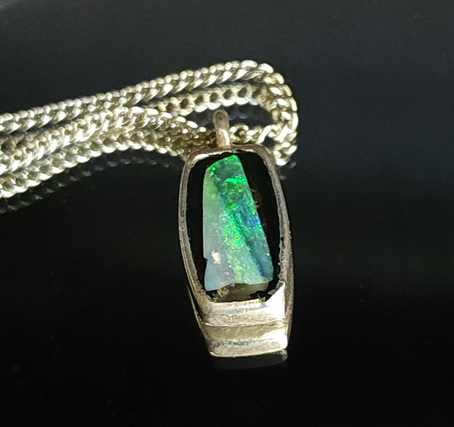 Opal Pendant Necklace