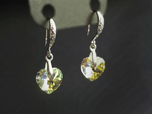 Silver Champagne Earrings