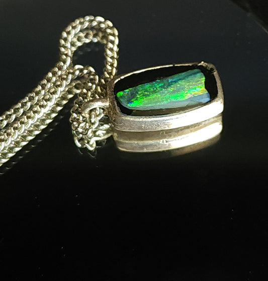 Opal Pendant Necklace
